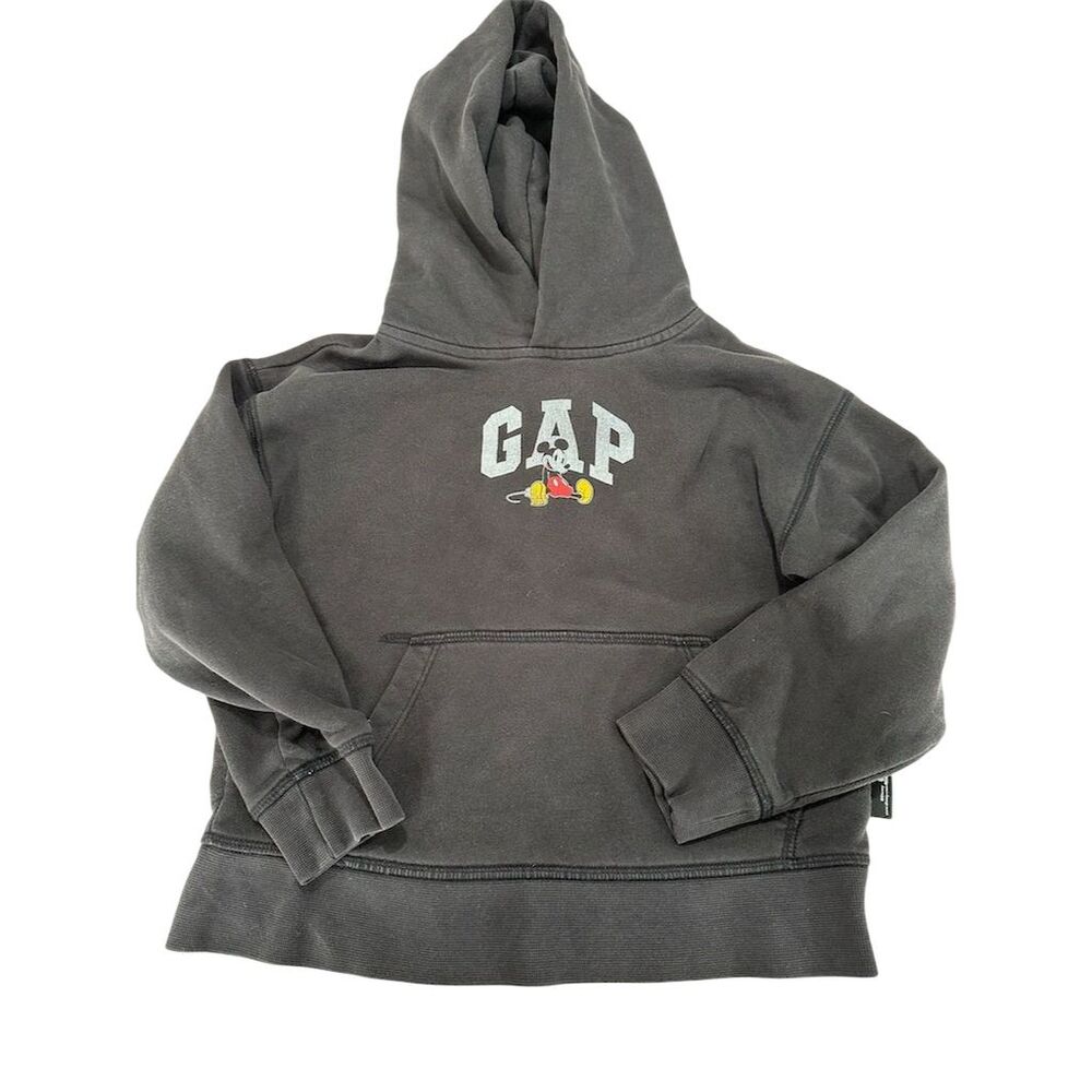 GAP x Disney Mickey Mouse Kids' Black Hoodie Size S‎ Pullover Casual
